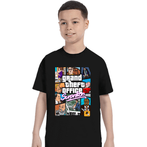 Shirts T-Shirts, Youth / XS / Black Grand Theft Office