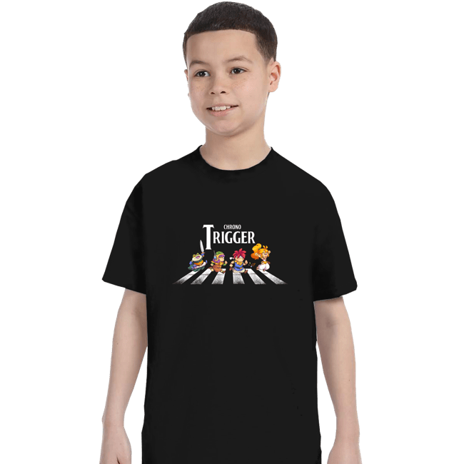 Daily_Deal_Shirts T-Shirts, Youth / XS / Black Chrono Trigger Road