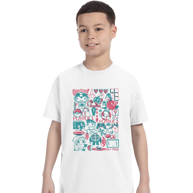 Shirts T-Shirts, Youth / XS / White Insert Coin