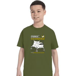 Shirts T-Shirts, Youth / XS / Military Green Starbug Repair Manual