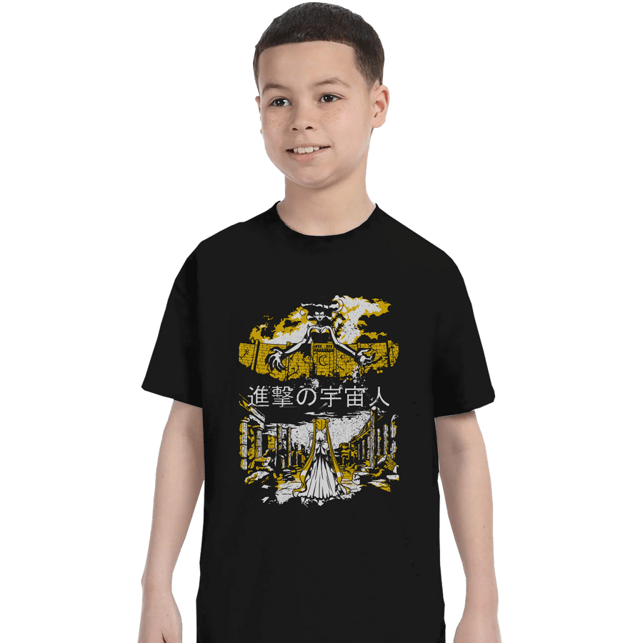 Shirts T-Shirts, Youth / XL / Black Attack on Moon