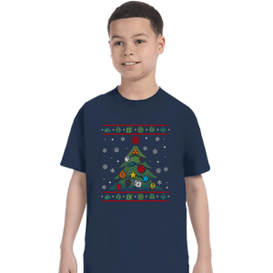 Shirts T-Shirts, Youth / XS / Navy Ugly RPG Christmas Shirt