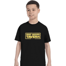 Load image into Gallery viewer, Shirts T-Shirts, Youth / XS / Black Nerf Herder Tavern
