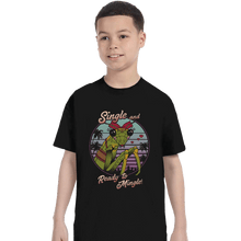 Load image into Gallery viewer, Shirts T-Shirts, Youth / XS / Black Single Mantis
