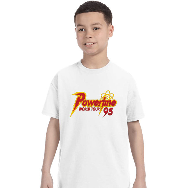Daily_Deal_Shirts T-Shirts, Youth / XS / White Powerline Tour 95