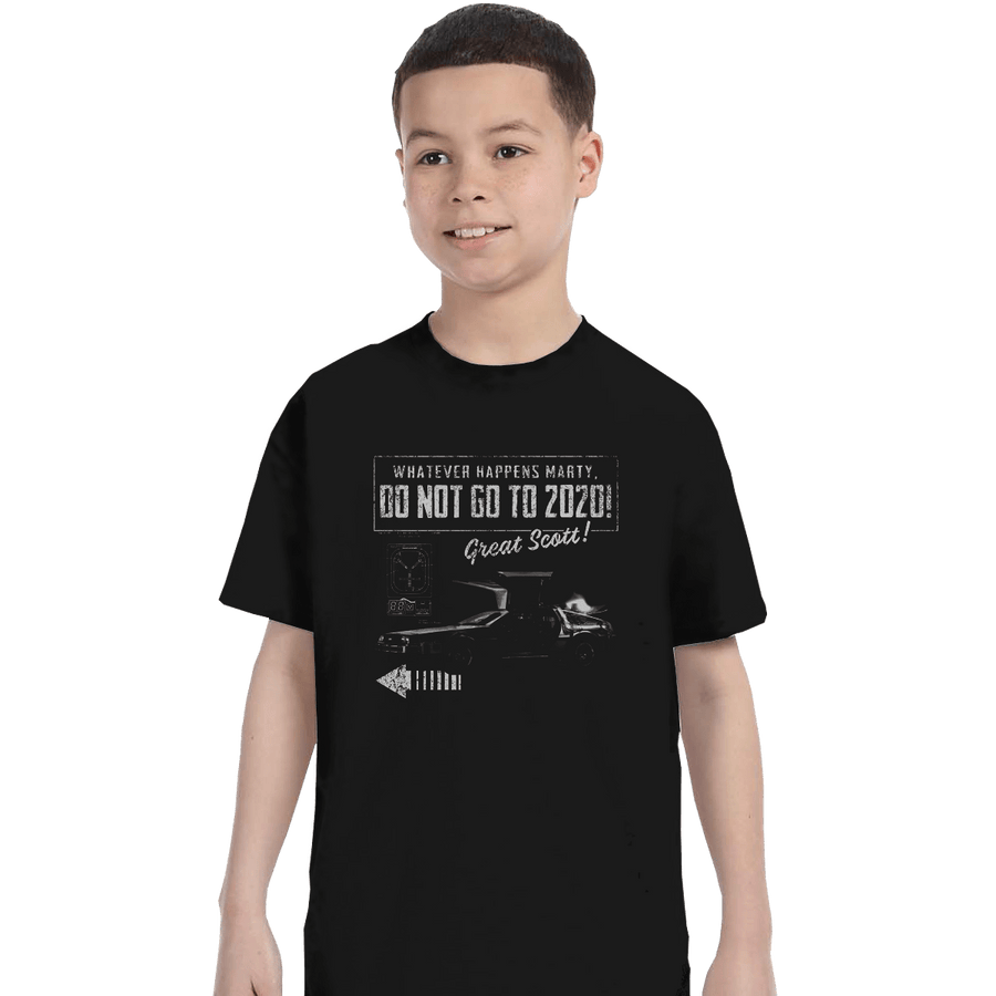 Shirts T-Shirts, Youth / XS / Black Whatever Happens Marty Don't Go To 2020