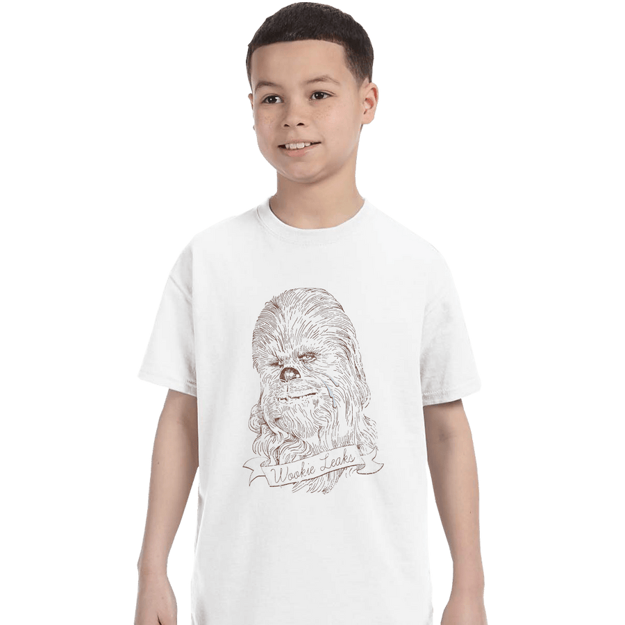 Shirts T-Shirts, Youth / XL / White Wookie Leaks