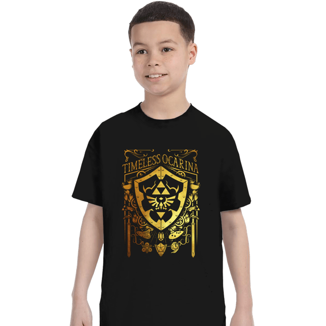 Daily_Deal_Shirts T-Shirts, Youth / XS / Black Timeless Ocarina