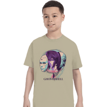 Load image into Gallery viewer, Daily_Deal_Shirts T-Shirts, Youth / XS / Sand Ghost In The Shell
