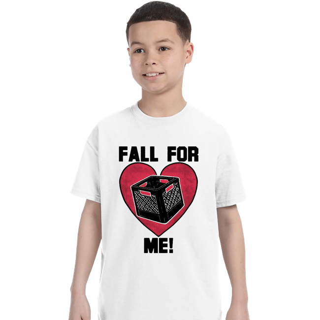 Daily_Deal_Shirts T-Shirts, Youth / XS / White Fall For Me