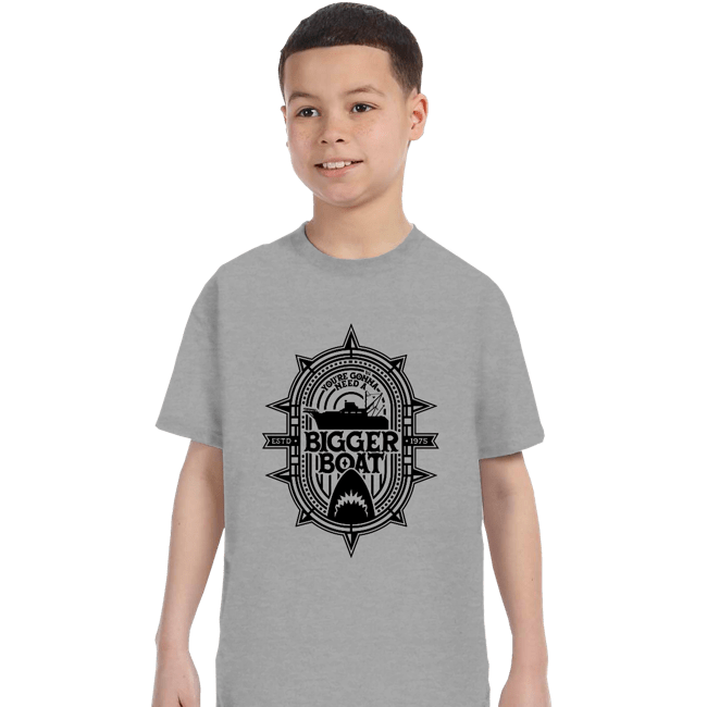 Secret_Shirts T-Shirts, Youth / XS / Sports Grey Bigger Boat
