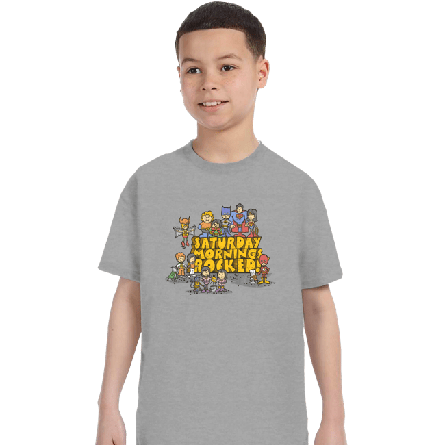 Daily_Deal_Shirts T-Shirts, Youth / XS / Sports Grey Saturday Mornings Rocked!