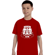 Load image into Gallery viewer, Shirts T-Shirts, Youth / XS / Red Nukem Gym
