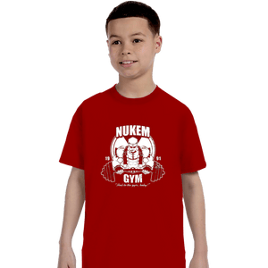 Shirts T-Shirts, Youth / XS / Red Nukem Gym