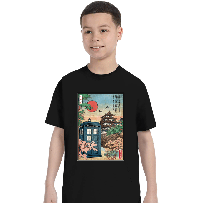 Daily_Deal_Shirts T-Shirts, Youth / XS / Black The Tardis In Japan