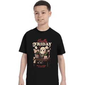 Daily_Deal_Shirts T-Shirts, Youth / XS / Black Finally Friday