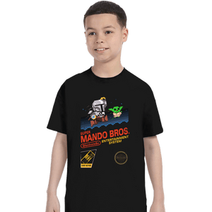 Daily_Deal_Shirts T-Shirts, Youth / XS / Black Super Mando Bros