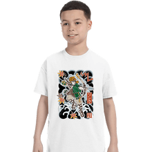 Load image into Gallery viewer, Daily_Deal_Shirts T-Shirts, Youth / XS / White Irezumi Link
