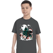 Load image into Gallery viewer, Daily_Deal_Shirts T-Shirts, Youth / XS / Charcoal Christmas In The Stars

