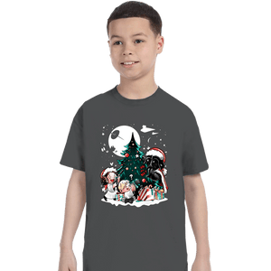 Daily_Deal_Shirts T-Shirts, Youth / XS / Charcoal Christmas In The Stars