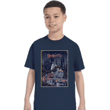 Load image into Gallery viewer, Shirts T-Shirts, Youth / XL / Navy Visit Hogwarts
