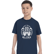 Load image into Gallery viewer, Secret_Shirts T-Shirts, Youth / XS / Navy Don&#39;t Blink, Blink And You&#39;re...
