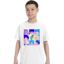 Load image into Gallery viewer, Shirts T-Shirts, Youth / XS / White Saiyan Colors
