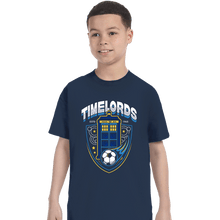 Load image into Gallery viewer, Shirts T-Shirts, Youth / XS / Navy Timelords Football Team
