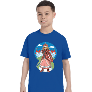 Daily_Deal_Shirts T-Shirts, Youth / XS / Royal Blue Armored Princess