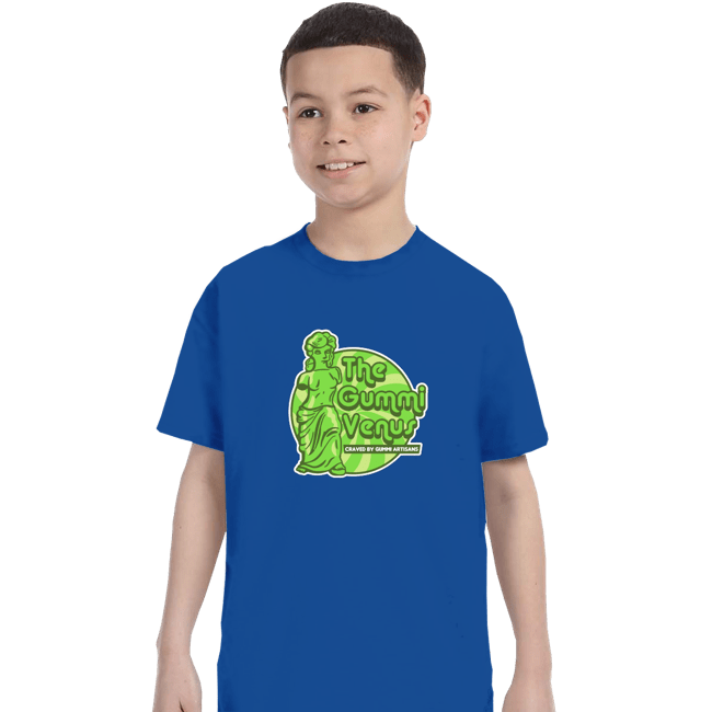 Shirts T-Shirts, Youth / XS / Royal Blue Gummi Venus
