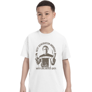 Shirts T-Shirts, Youth / XL / White Data Plan