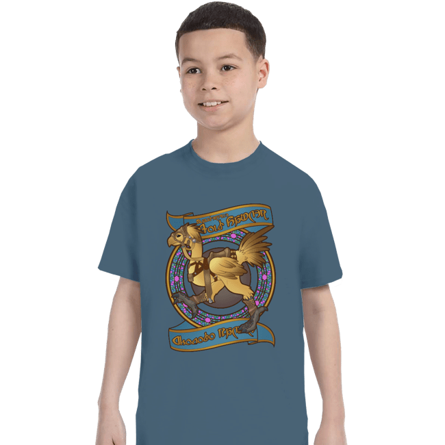 Last_Chance_Shirts T-Shirts, Youth / XS / Indigo Blue Chocobo Racer