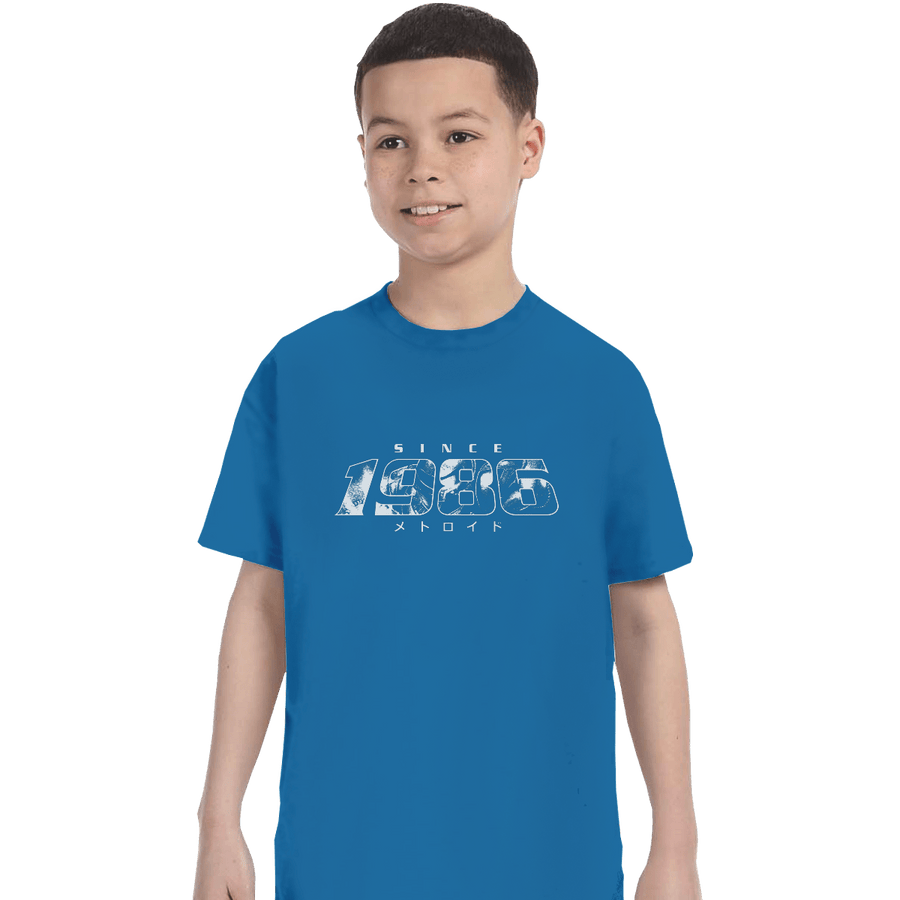 Shirts T-Shirts, Youth / XS / Sapphire Metroid 1986