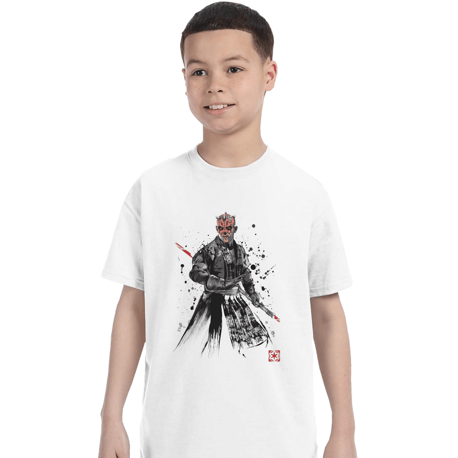 Shirts T-Shirts, Youth / XL / White Darth Lord Sumi-e