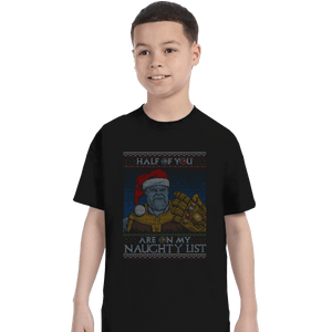 Shirts T-Shirts, Youth / XL / Black Half Of You