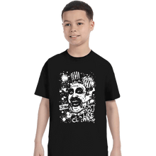 Load image into Gallery viewer, Daily_Deal_Shirts T-Shirts, Youth / XS / Black Captain Spaulding Splatter
