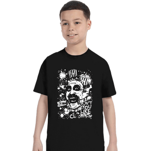 Daily_Deal_Shirts T-Shirts, Youth / XS / Black Captain Spaulding Splatter