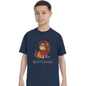 Shirts T-Shirts, Youth / XL / Navy The Kitty King