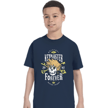 Load image into Gallery viewer, Shirts T-Shirts, Youth / XS / Navy Keymaster Forever
