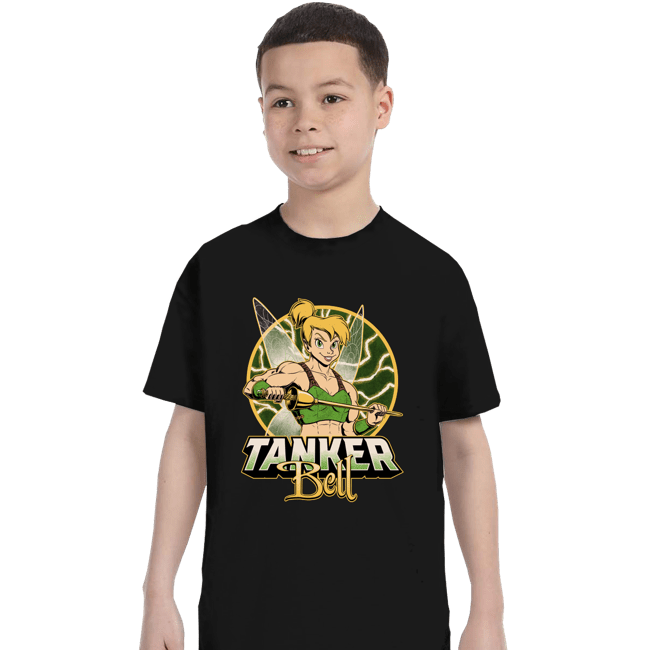Daily_Deal_Shirts T-Shirts, Youth / XS / Black Tanker Bell