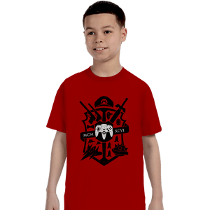 Shirts T-Shirts, Youth / XS / Red House Of 64 Crest