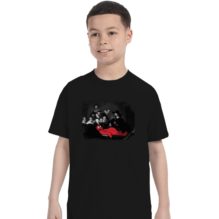 Shirts T-Shirts, Youth / Small / Black Anatomy Lesson
