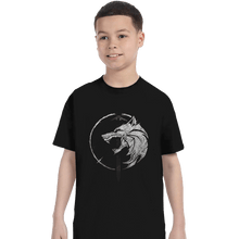 Load image into Gallery viewer, Shirts T-Shirts, Youth / XL / Black Wh1t3 W0lf
