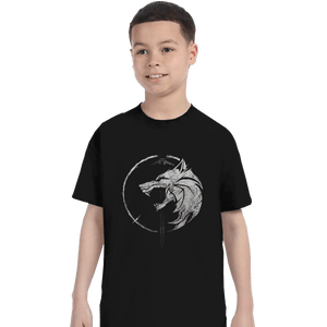 Shirts T-Shirts, Youth / XL / Black Wh1t3 W0lf