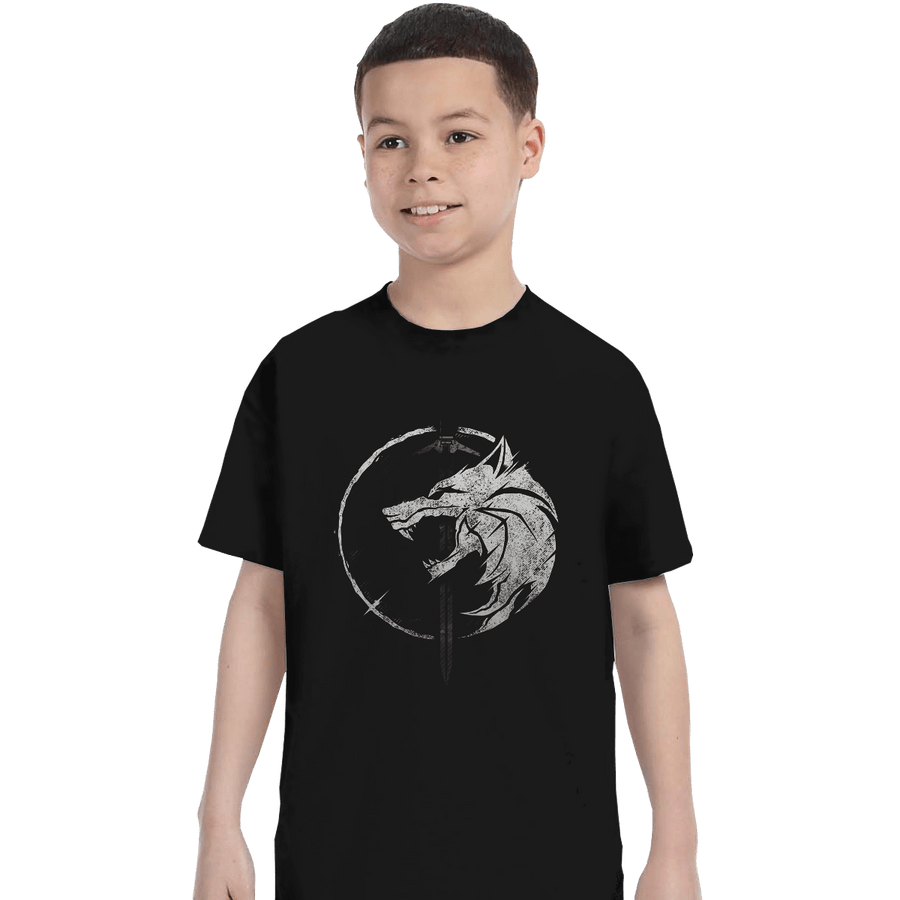 Shirts T-Shirts, Youth / XL / Black Wh1t3 W0lf