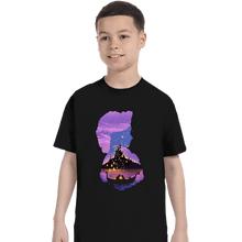 Load image into Gallery viewer, Secret_Shirts T-Shirts, Youth / XS / Black Rapunzel Shadows
