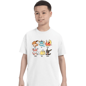 Secret_Shirts T-Shirts, Youth / XS / White Eevee Emotes