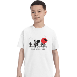 Shirts T-Shirts, Youth / XS / White Wild Wild Web
