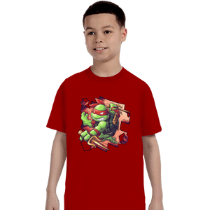 Daily_Deal_Shirts T-Shirts, Youth / XS / Red Toy Raph
