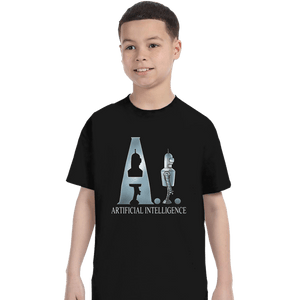 Daily_Deal_Shirts T-Shirts, Youth / XS / Black Artificial Intelligence